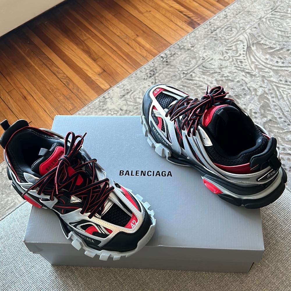 Balenciaga, Track Sneaker, Multicolor, Size 9